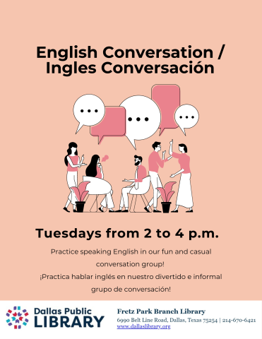 English Conversation Ingles Conversacion Dallas Public Library